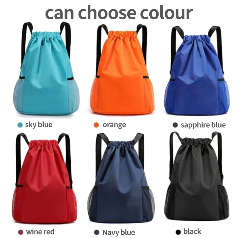 Drawstring Backpack for Men and Women Swimming Waterproof Oxford Spinning Light Outdoor Travel Sports Fitness Basketball Bag |