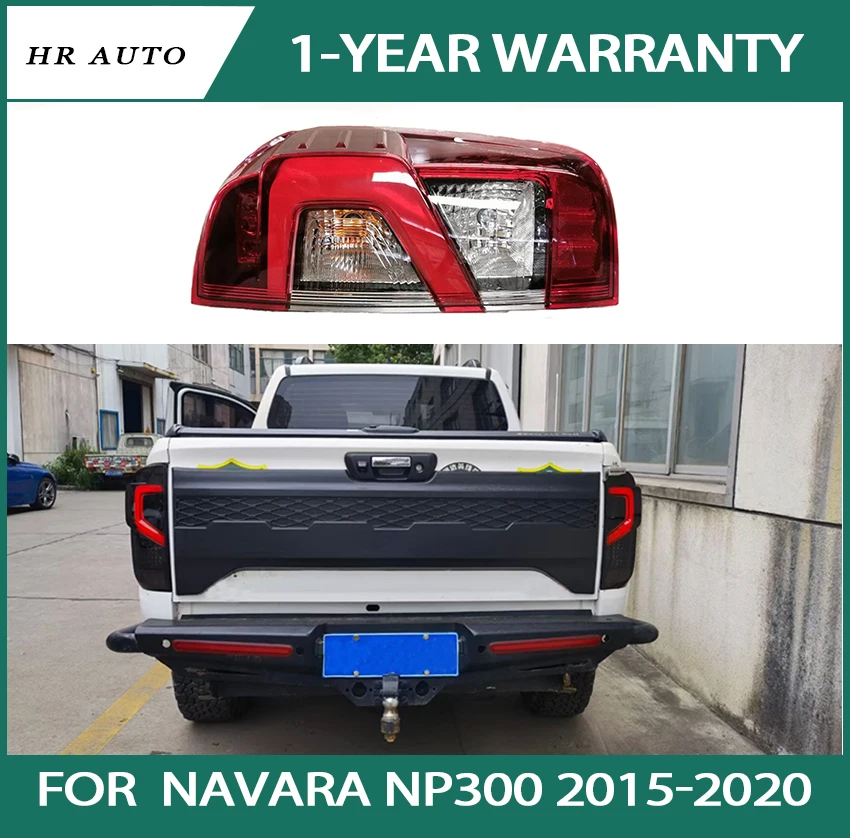

REAR LED TAIL LIGHTS SMOKE BACK LAMPS FIT FOR NISSAN NAVARA NP300 2015-2020