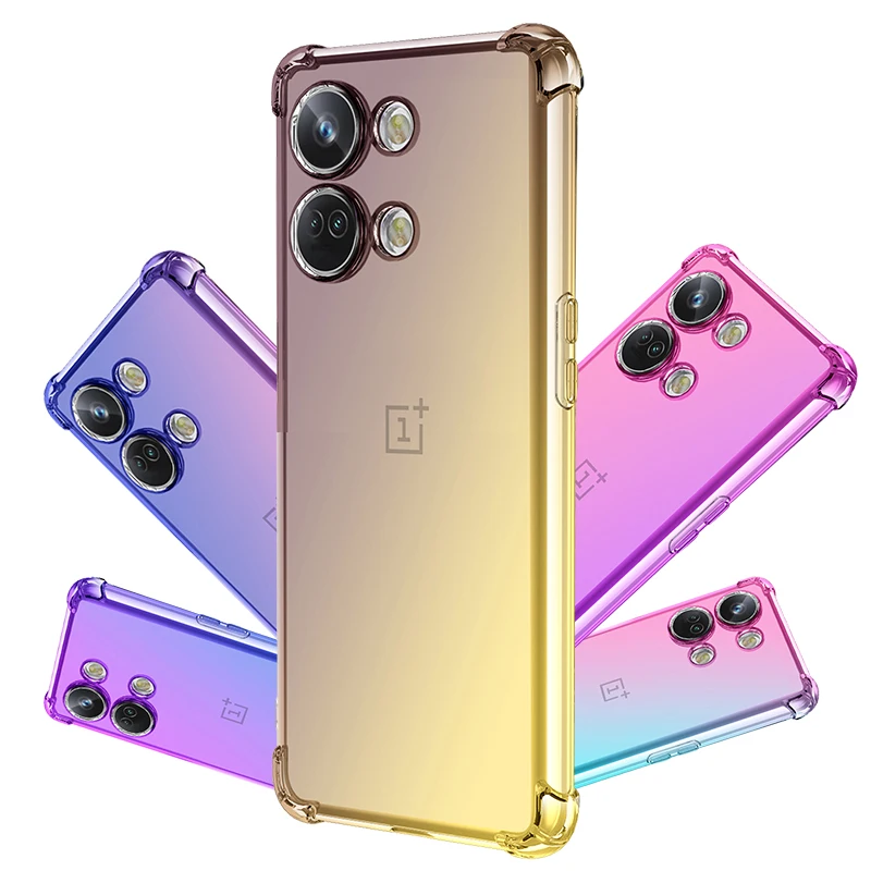 

For OnePlus Ace 2V Phone Case, Gradient Cover for Ace2 Nord N300 N100 2T N20 SE 11R 10T ACE 10 Pro CE2 Lite 9RT 9 N10 8T CE 5G