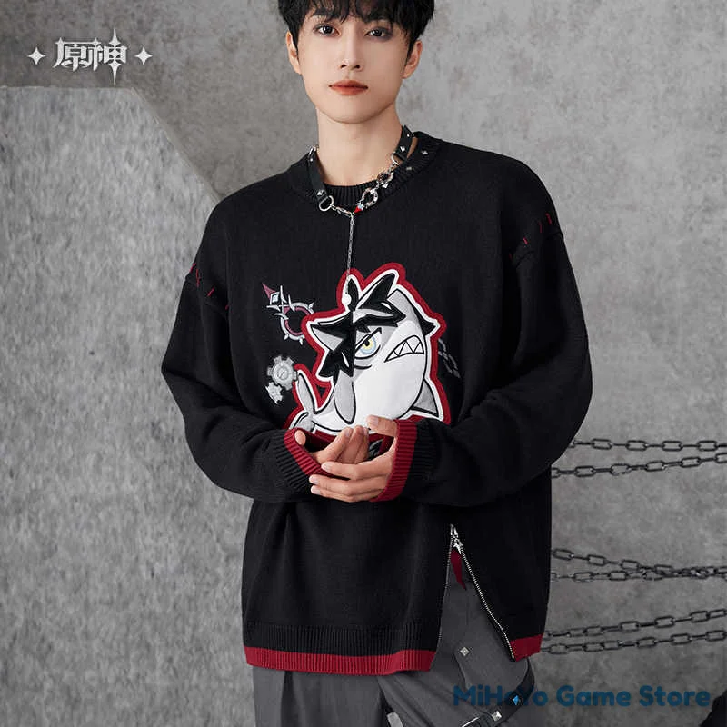 [Подлинный] свитер Wriothesley MiHoYo оригинальный товар Genshin Impact тематическая серия