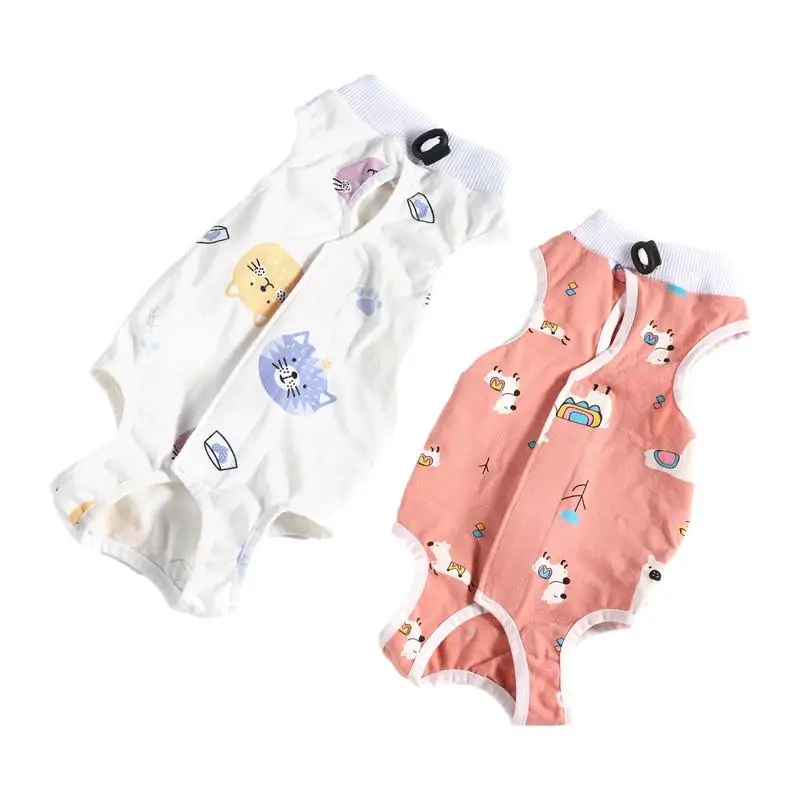 Комбинезон для восстановления кошек дышащий шлейф рубашка котенка