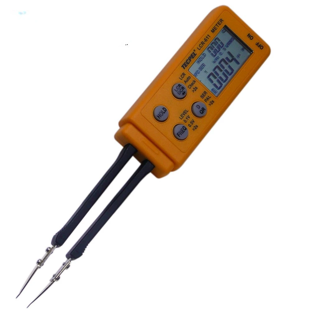 

LCR-611 Digital 6000 count LCR Meter Tweezers Tecpel Taiwan Quality made