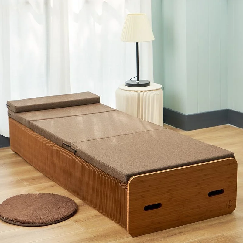 

Multifunctional Telescopic Foldable Organ Paper Pack Sofa With Stool Sleeping Function Integrated Lunch Break Office Invisible
