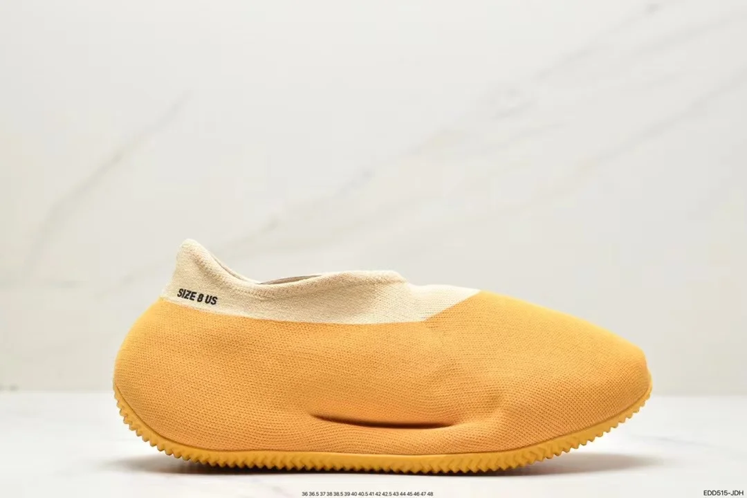 

Туфли-носки, желтые вязаные туфли, удобная и мягкая обувь для прогулок и бега
