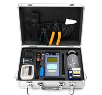 ftth fiber optic tool kit with optical power meter and fiber cleaver