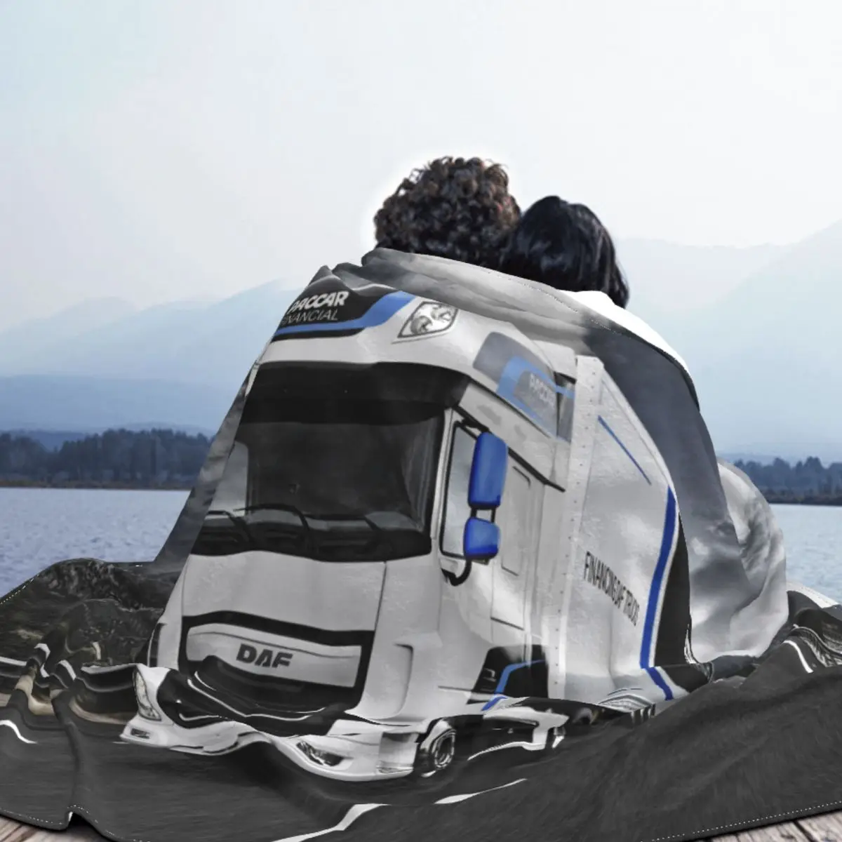 Плед Daf XF покрывало для дивана Фланелевое всесезонное Подарочное детское