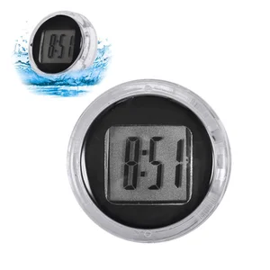 1PCS Mini Motorcycle Watch Clocks Waterproof Precision Stick-On Motorbike Mount Watch Digital Clock 