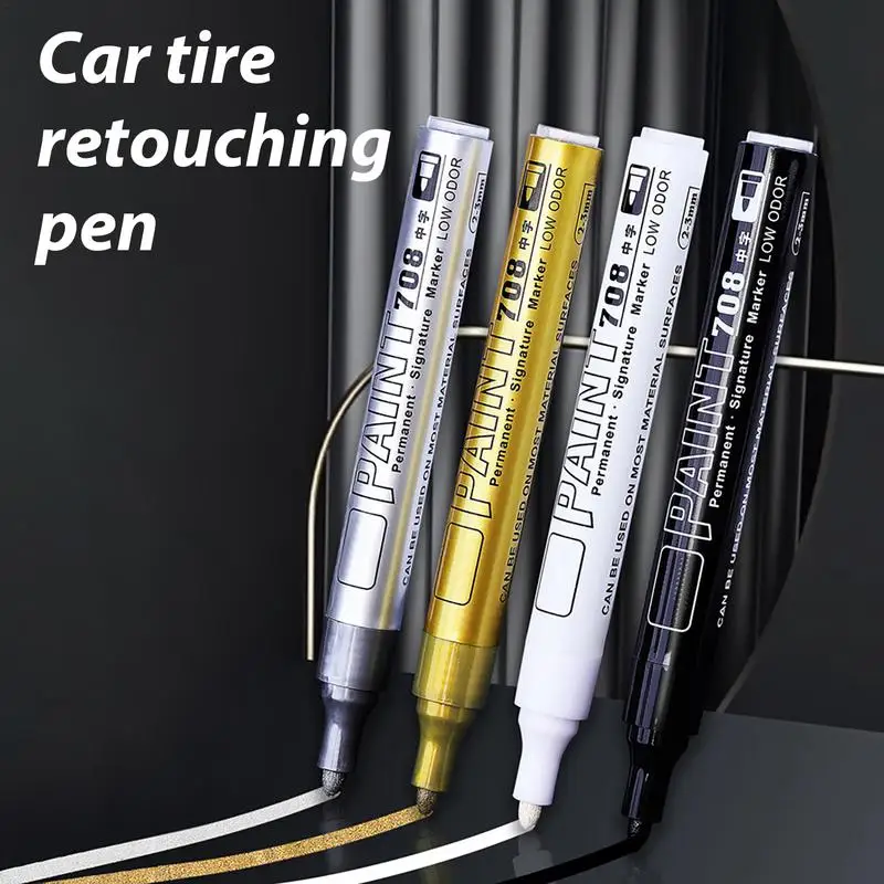 

Ручка для мгновенного подкрашивания автомобиля, металлический хромированный маркер для перманентного ремонта шин, декоративная краска, 15 мл