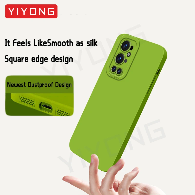 Фото Чехол для One Plus 9RT YIYONG, мягкий Оригинальный чехол из жидкого силикона для OnePlus 9 9R 9RT 10 Pro 10R 10T ACE OnePlus9 OnePlus10, чехол s №2