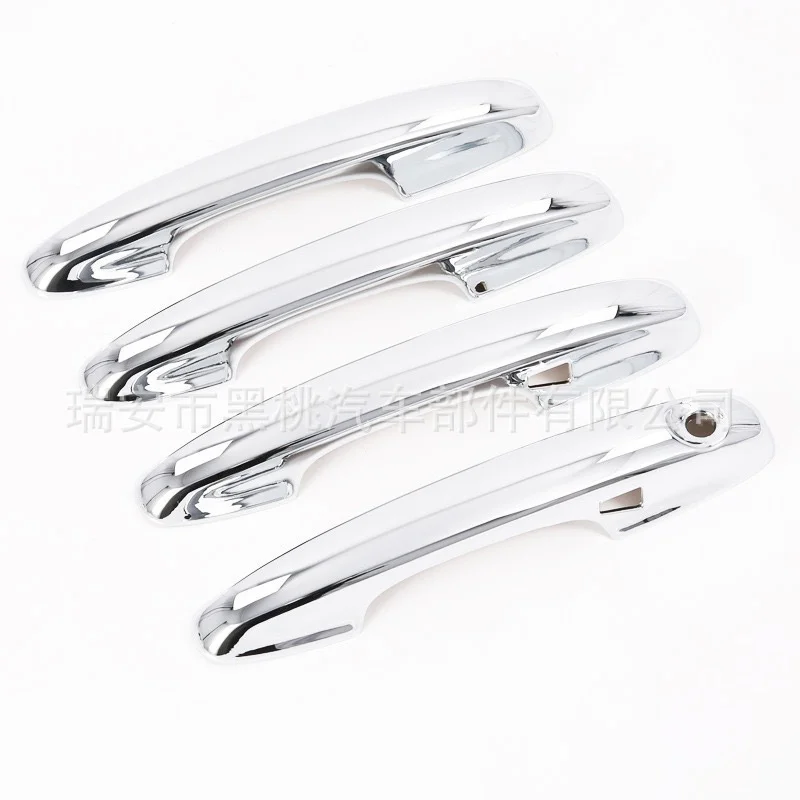 

for Ford Focus 2019 1set ABS Silver Chrome Outer Door Handles Cover Frame Trim Sticker Pull Doorknob Car Accessories