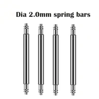 dia 2 0mm fat spring bars watch strap link pins fit for seiko skx007 skx009 watch case 18mm 20mm 20mm watch band spring bars