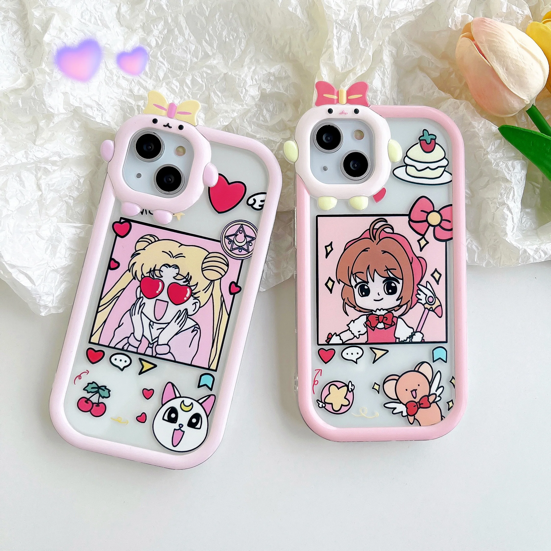 

Sailor Moon Phone Case For Iphone 11 12 13 Pro Max X Xs Xr Shockproof Cover