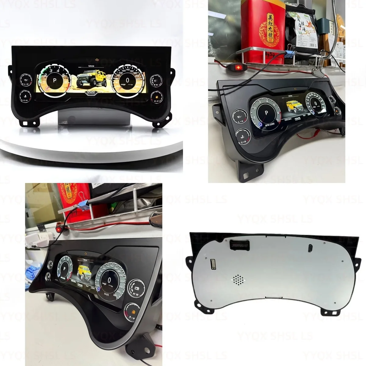 Для Hummer H2 2003-2009 автомобильный цифровой кластер приборная панель авто виртуальный CockPit инструмент QLCD спидометр одометр экран головное устройство (art.: 3920d45bb0709) - 3920d45bb0709