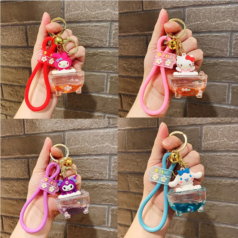 

Kawaii Sanrio, Hello Kitty брелок Melody Kuromi аниме Подвеска для автомобиля, кошелек, милая подвеска