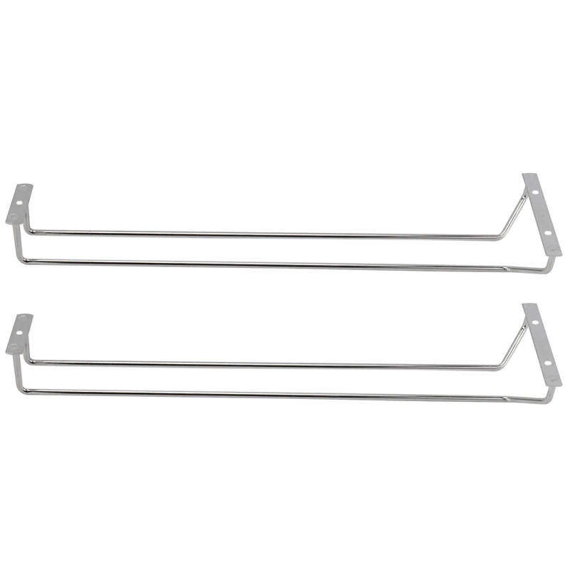 

Стеллаж для Винных Бокалов из нержавеющей стали диагональю 17 дюймов, подвесной стеллаж для кухни, 2 шт.