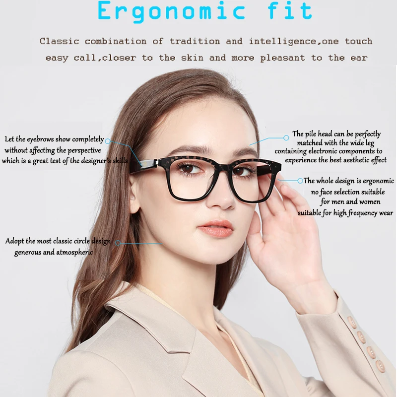 Смарт-очки MX10 с поддержкой Bluetooth 5 0 и защитой от BlueLight