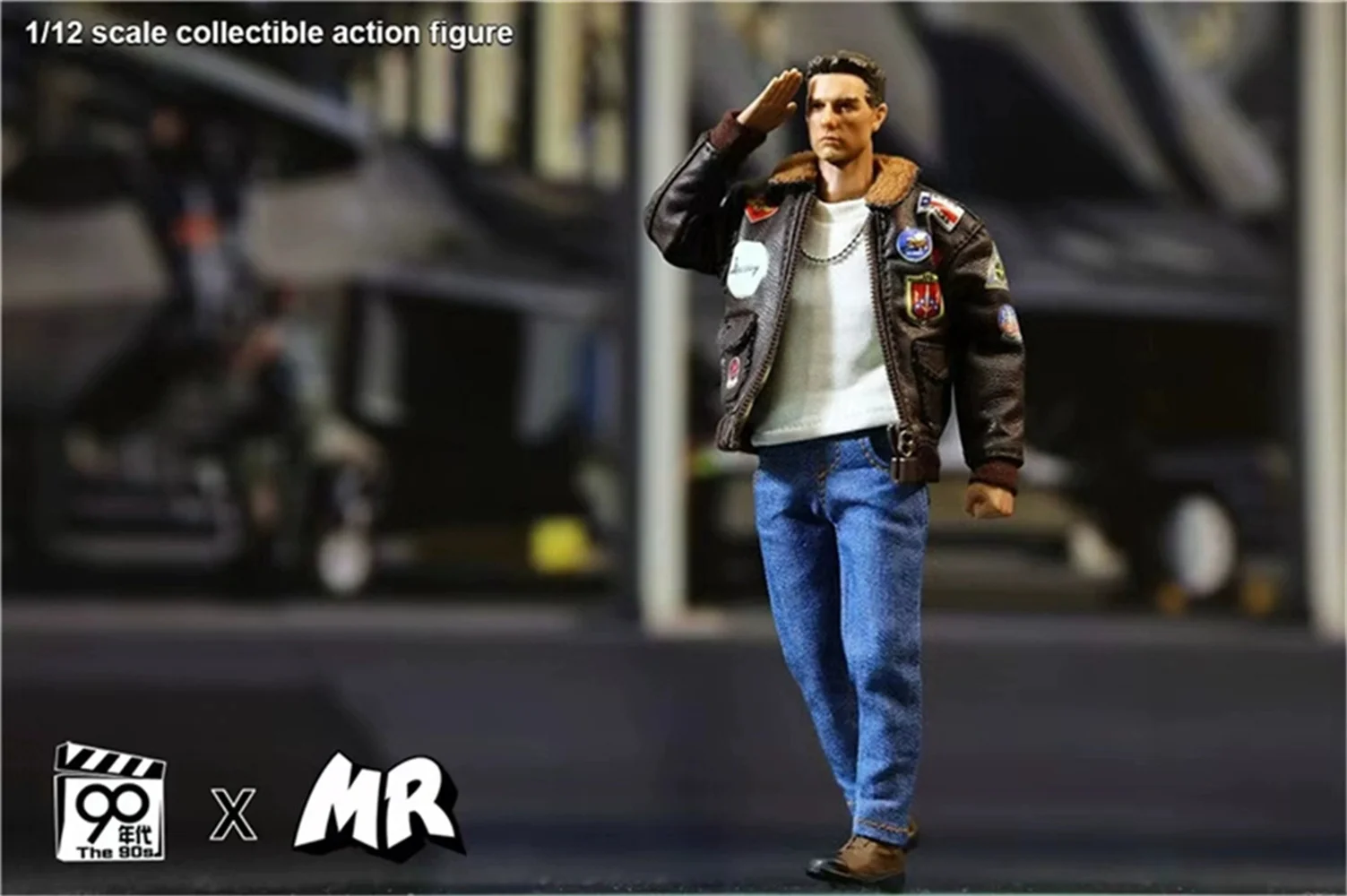 X 90’s 1/12  Mrf90s-00 1top Gun Air Force Major Tom Cruise Soldiers  Original Figure For 6 Inch Action Figure Model