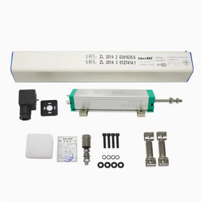 Фото Датчик смещения Linec SKI LS2-100 125 150 175 200 мм, литьевая машина, рулевая тяга, электронные весы LS2-50 мм-400 мм №1