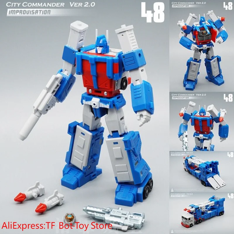 

【IN STOCK】MFT Transformation MF-48 MF48 Ultra Magnus UM Ver2.0 City Commander Action FIgure Robot Toys