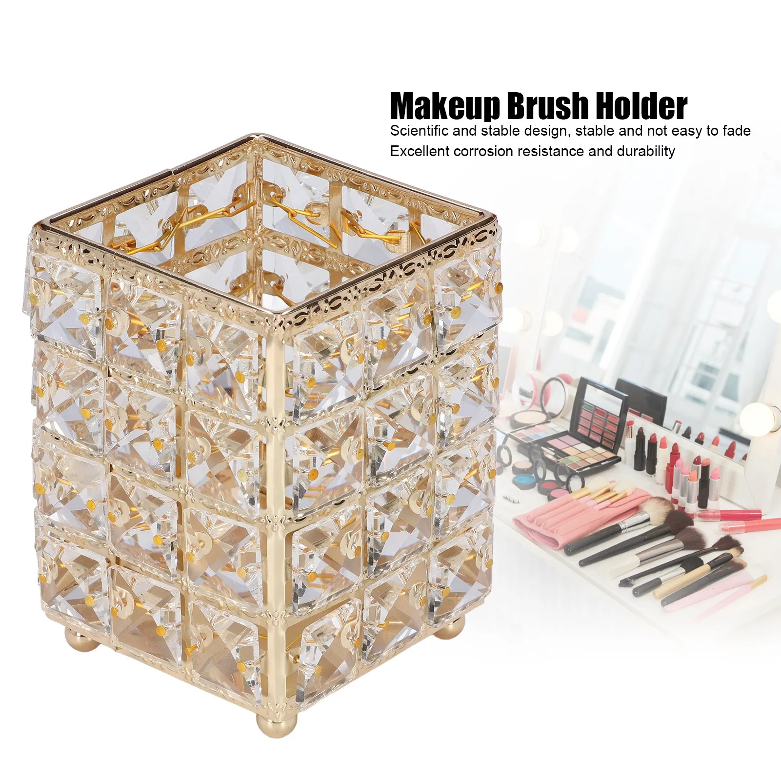 Металлический Держатель Для Косметики Ecoo В Европейском Стиле Кистей Макияжа