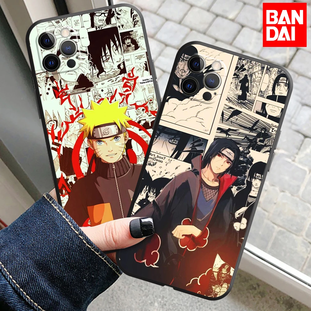 

NARUTO Phone Case For iPhone 11 12 13 Pro MAX Mini 6 6S 7 8 Plus X XR XS MAX SE 2020 5 Soft Silicone TPU Anime Funda Back Cover