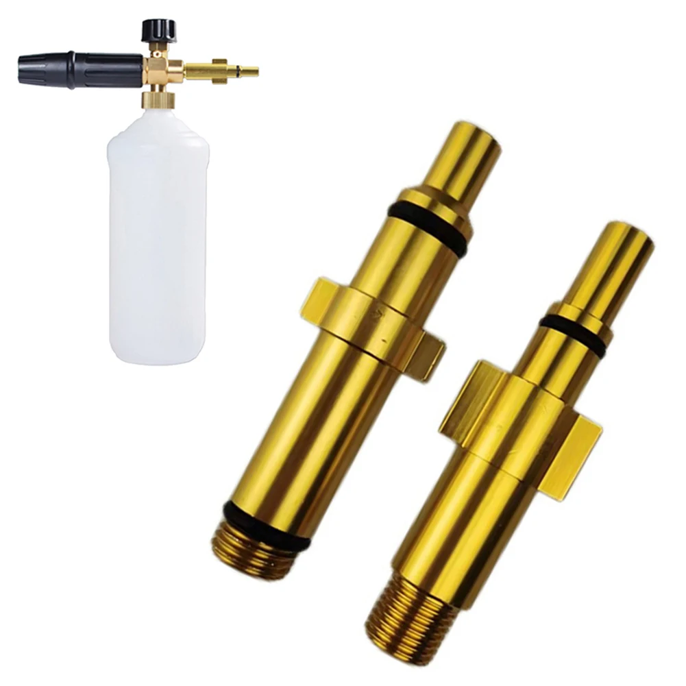 

Pressure Washer Snow Lance Foam Nozzle Connector 1/4Inch To SprayGun Wand Lance Adapter Quick Disconnect Release-Fitting