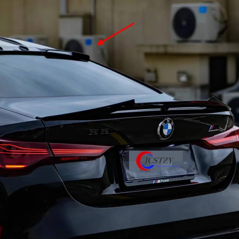 Фото Спойлер на крышу для BMW 4 серии G22 G82 G26 420i 430i 420d 430d M440i M440d, тюнинг-комплект, задний спойлер на багажник, 2020-2024 №5