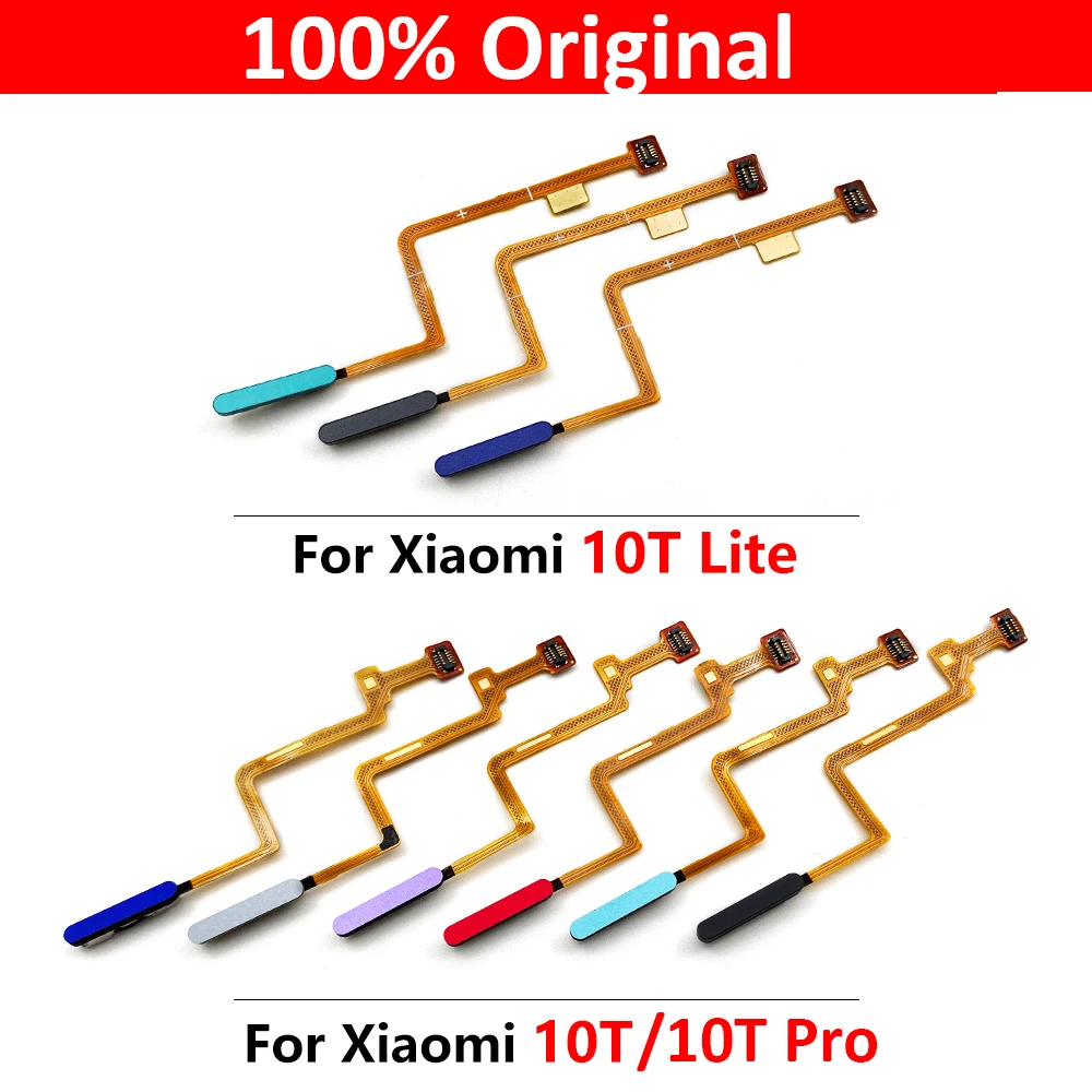 

Original Fingerprint For Xiaomi Mi 10T Mi10T Pro Lite M2007J3SY ID Home Button Fingerprint Menu Return Key Sensor Flex Cable