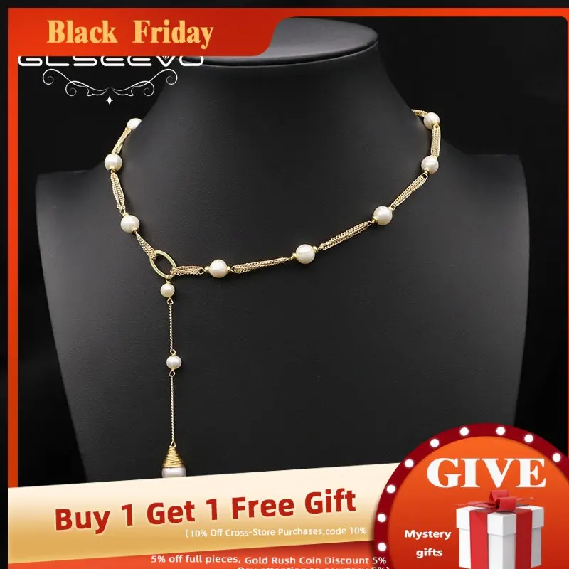 

Glseevo жемчужное ожерелье пресноводные Ювелирные изделия Подвески женское ожерелье 2021 Свадебная вечеринка дизайнерские Роскошные качествен...