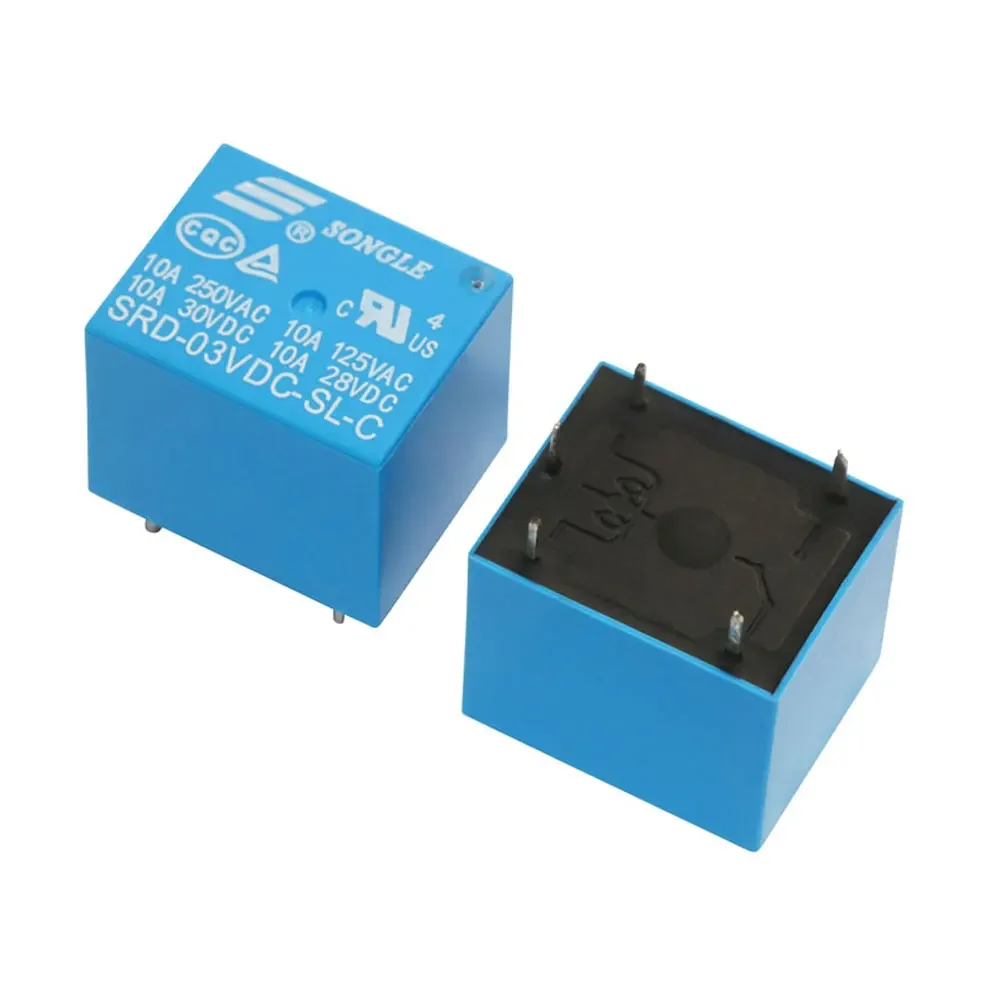 10 шт. реле SRD-05060912182448VDC-SL-A 4 контакта Φ0506091248VDC-SL-C 5 контактов 10A 250 В переменного тока 30 В постоянного тока реле (art.: 3920c9fbcc063) - 3920c9fbcc063