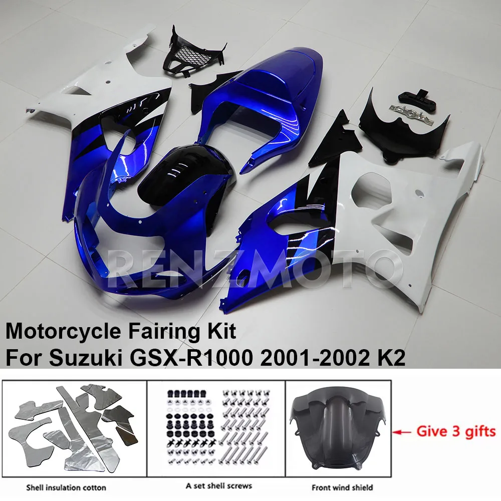 Флейта для Suzuki S1001-108a 2001-2002 K1 K2 комплект обтекателей мотоциклов декоративная