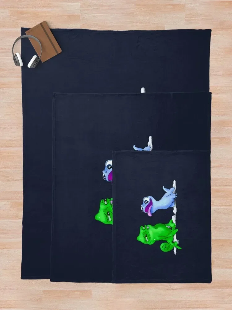 Мягкое одеяло для кровати с рисунком Брюни и Паскаля