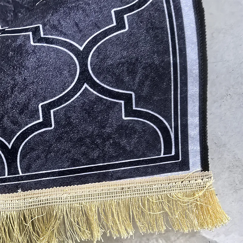 Фланелевое Одеяло для молитвы коврик мусульманский удобный пола с тиснением