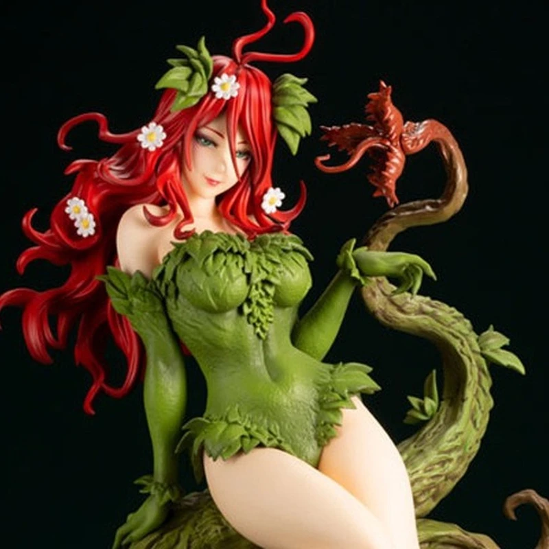 

20cm Anime Poison Ivy Beautiful Girl Pamela Lillian Isley Vicious Beauty Gk Returns PVC Action Figure Toys Collection Model Gift