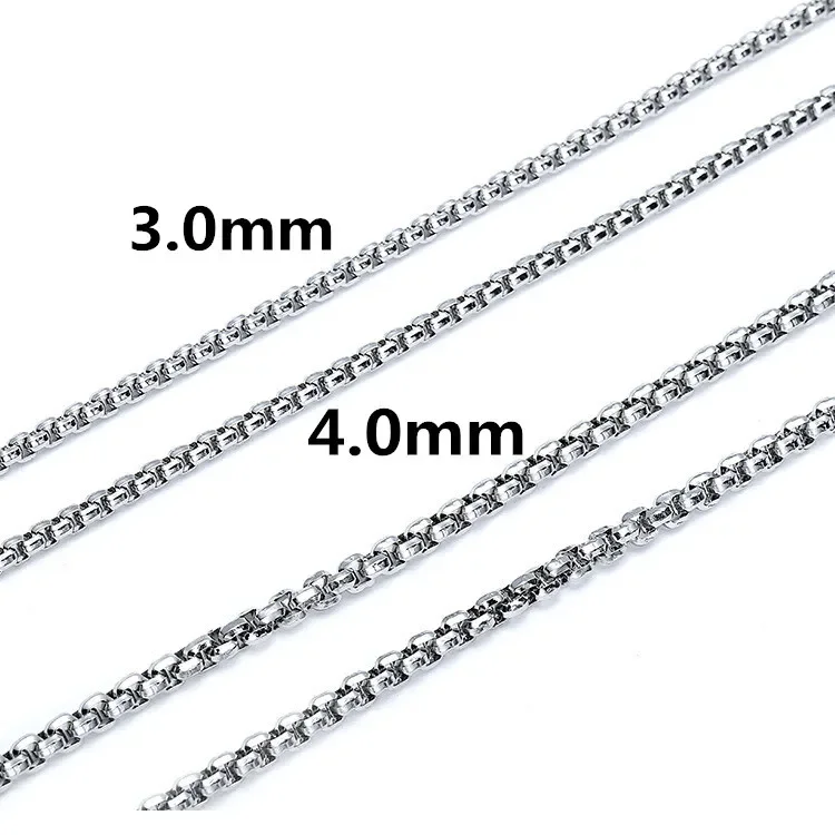 Титановая стальная цепочка для мужчин и женщин Т-образная эмалированная из