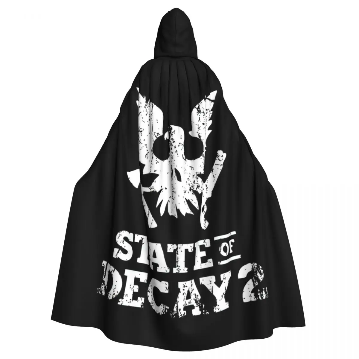 

State Of Decay Hooded Cloak Halloween Party Cosplay Woman Men Adult Long Witchcraft Robe Hood