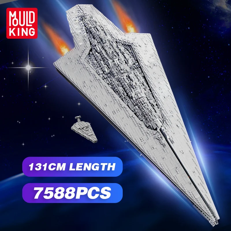 

MOULD KING 13134 star plan trek blocks MOC-15881 Executor class Star Dreadnought Model Building Bricks Kids Christmas Toys Gifts