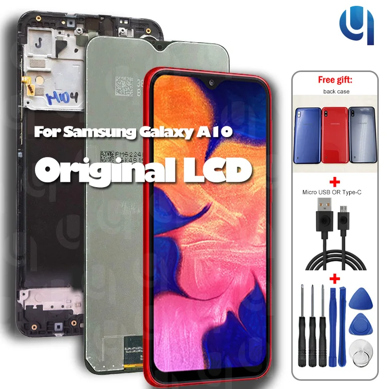 

Original 6.2" LCD For Samsung Galaxy A10 A105 A105F SM-A105F LCD Display Screen replacement Digitizer Assembly+service package