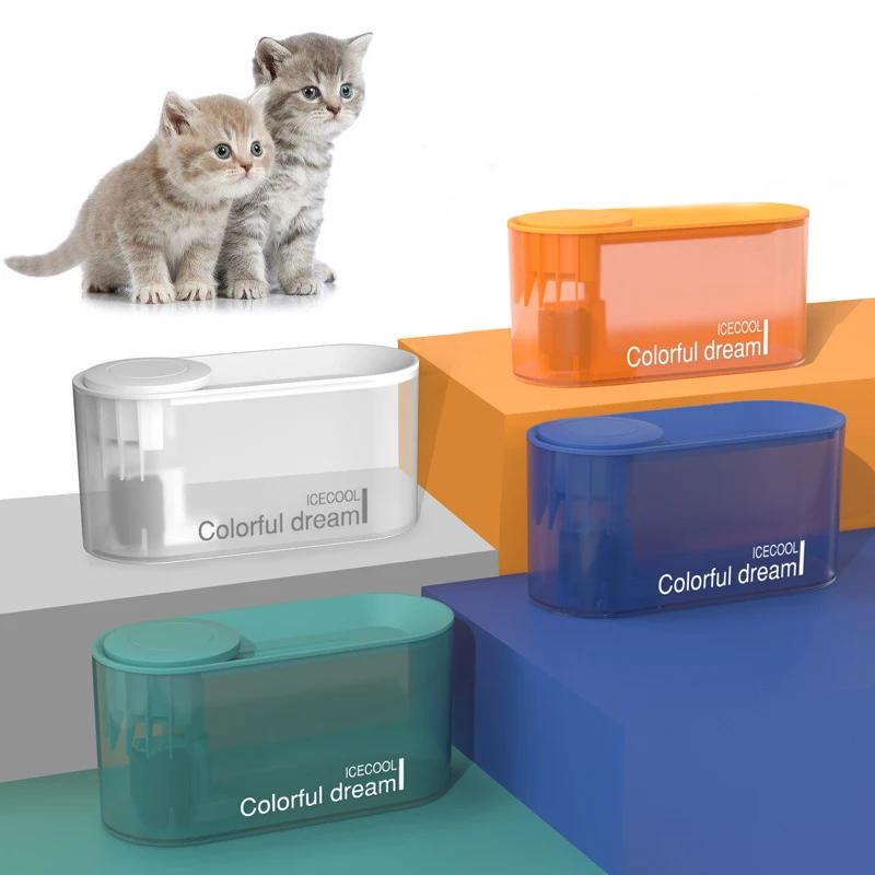 

1.3L Cat Water Fountain Filter Drinker for Cats Feeder Pet Water Dispenser Auto Drinking Fountain for Cats USB Powered