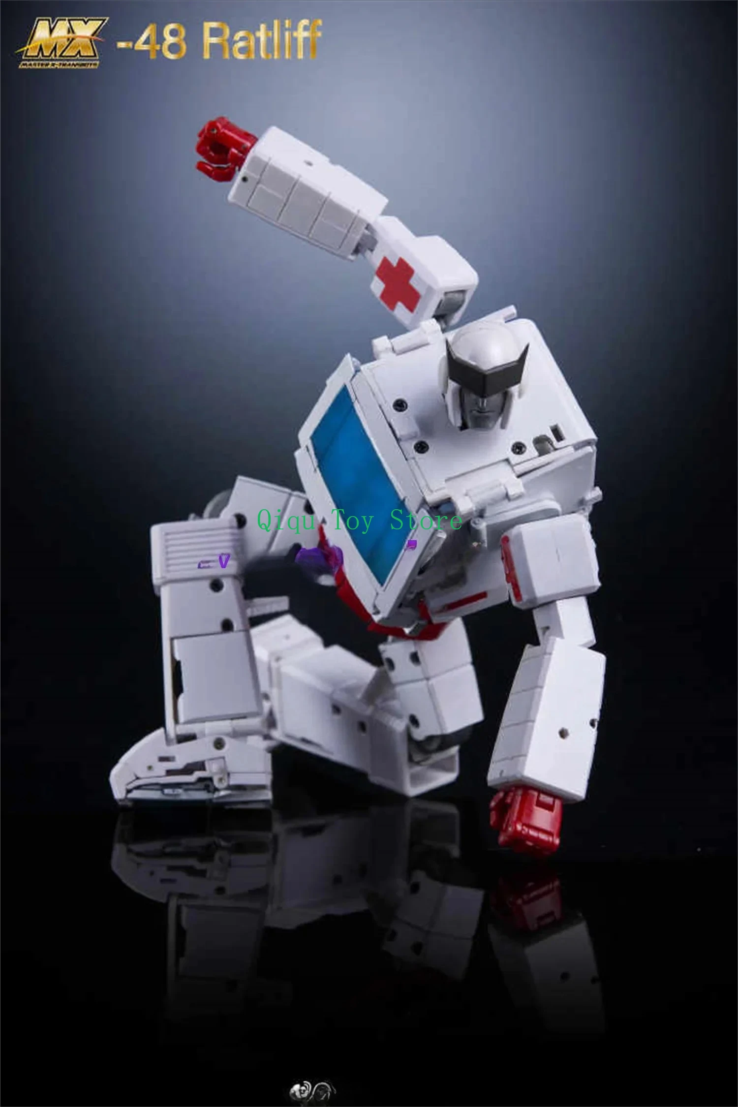 Фото В наличии X-Transbot MX-48 MX48 Ratchet Metallic G1 Коллекционная фигурка-игрушка в подарок №1