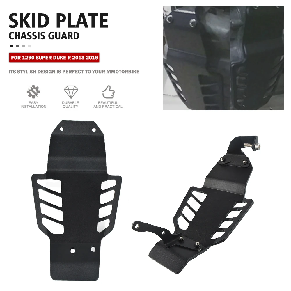 

Motorcycle Accessories CNC skid plate bash frame guard For 1290 Superduke R 2013 2014 2015 2016 2017 2018 2019