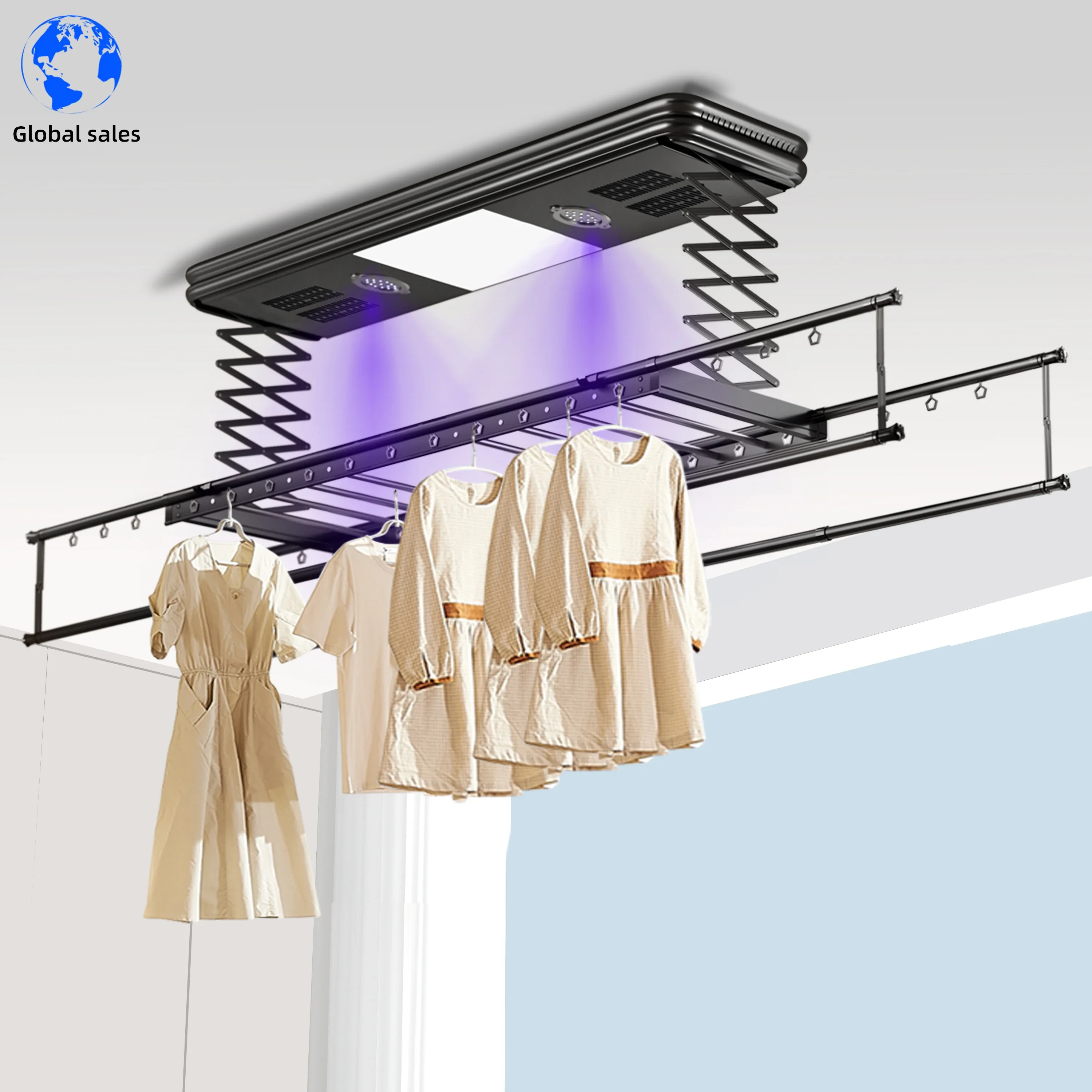 OEM электрическая подъемная сушилка для одежды балконная автоматическая