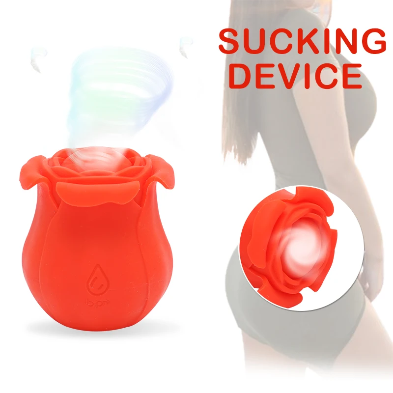 

Vibrator Sex Toy with Rose Flower Jumping Eggs and Suction Function Cross-border Direct Supply