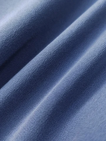 Женская рубашка SuyaDream из шелка  синего цвета