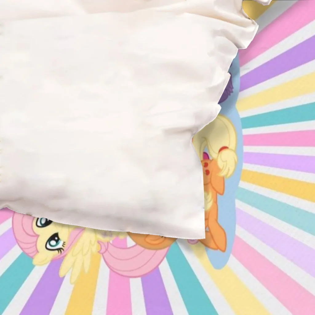 Комплект односпальных простыней My Little Pony полный чехол односпальное льняное