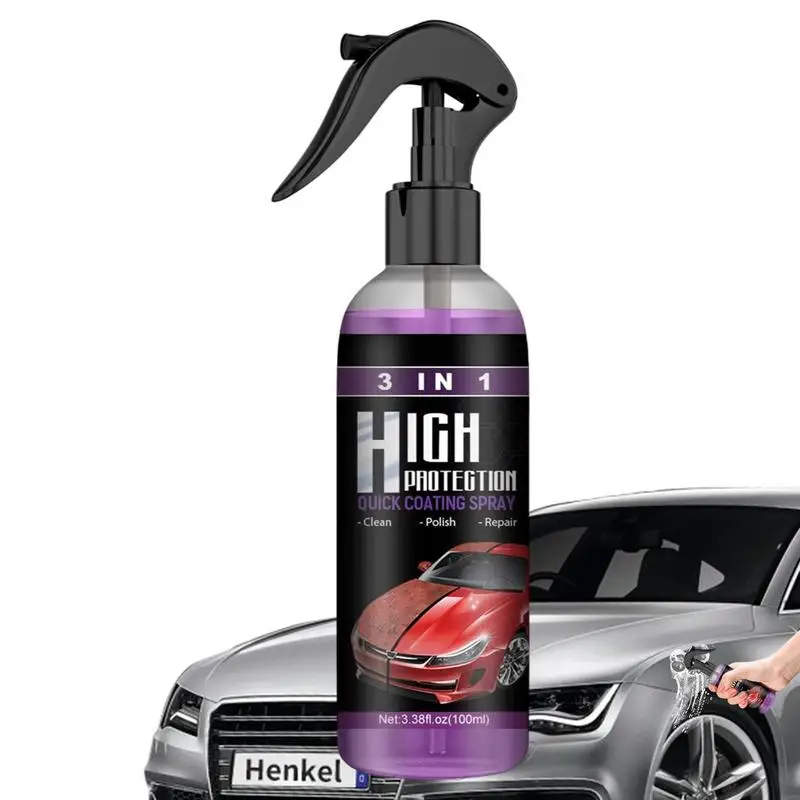 

Coating Spray 3 In 1 Ceramic Coating High Protection Quick Car Coating Spray Hydrophobic Car Shine Spray
