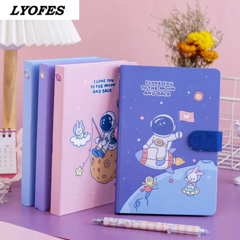 

Блокнот А5 милый офисный, записная книжка, креативный Ежедневник с цветными страницами, иллюстрация, дневник, утолщенный бюджет, ежедневник