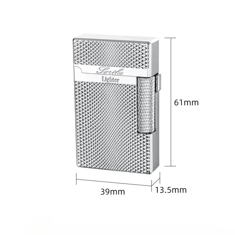 Надувная ветрозащитная Зажигалка Borui Langsheng с двойным огнем прямая металлическая