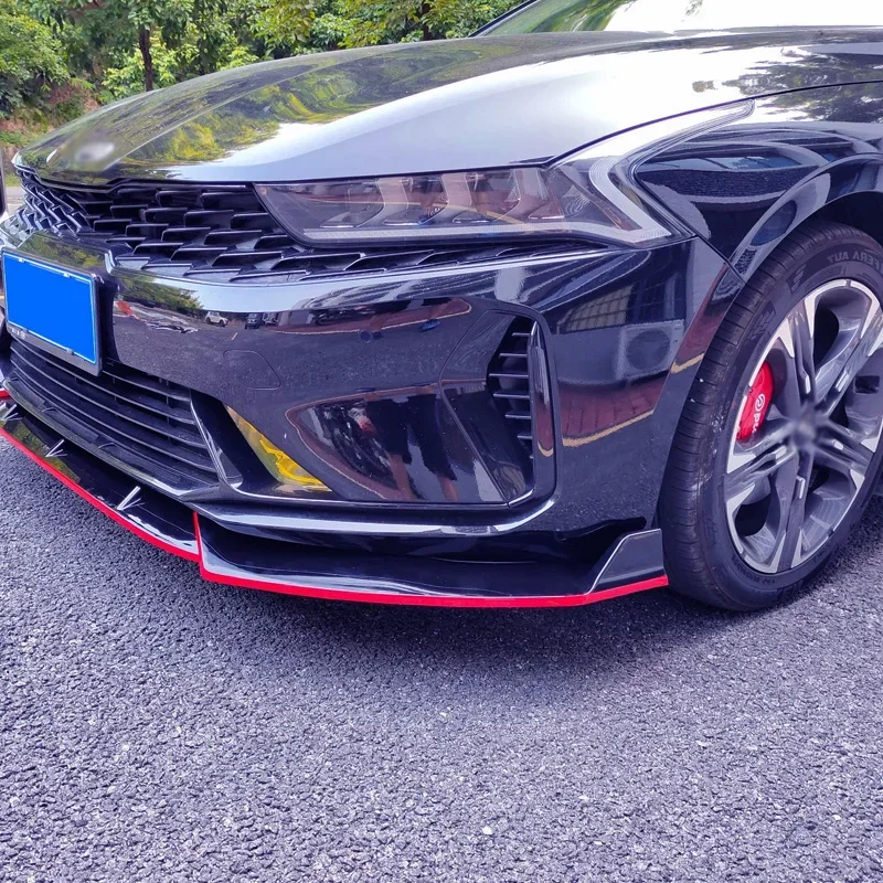 Передний спойлер на бампер для Kia K5 GT Optima DL3 2020-2024 юбки с Карбоновым принтом