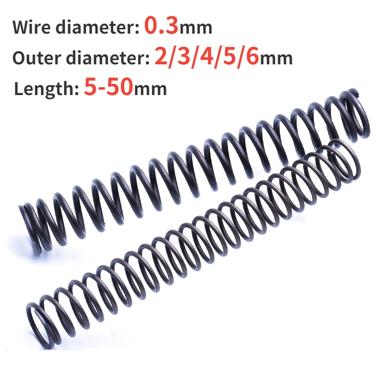 

Пружины сжатия из нержавеющей стали 0,3 мм